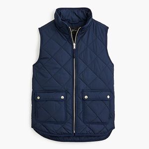 J Crew Puffer Vest with Snap Pockets